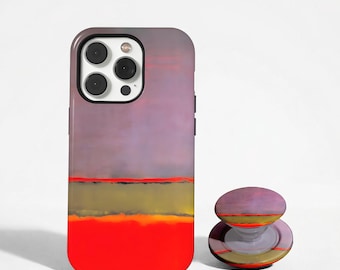 Mark Rothko Phone Case Abstract Modern Art Cover for iPhone 17Pro, 16, 15, 14, 13, 12, 11, Samsung S26, S25, S24, S23Fe, A16, A56