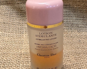 Vintage Christian Dior Hydra-Dior Stimulating Lotion – Collectible Skincare Bottle