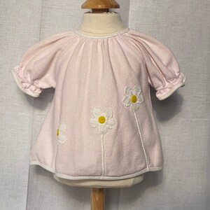 Abito margherita rosa di Carter, abito estivo infantile, abito pasquale anni '60 per bambino