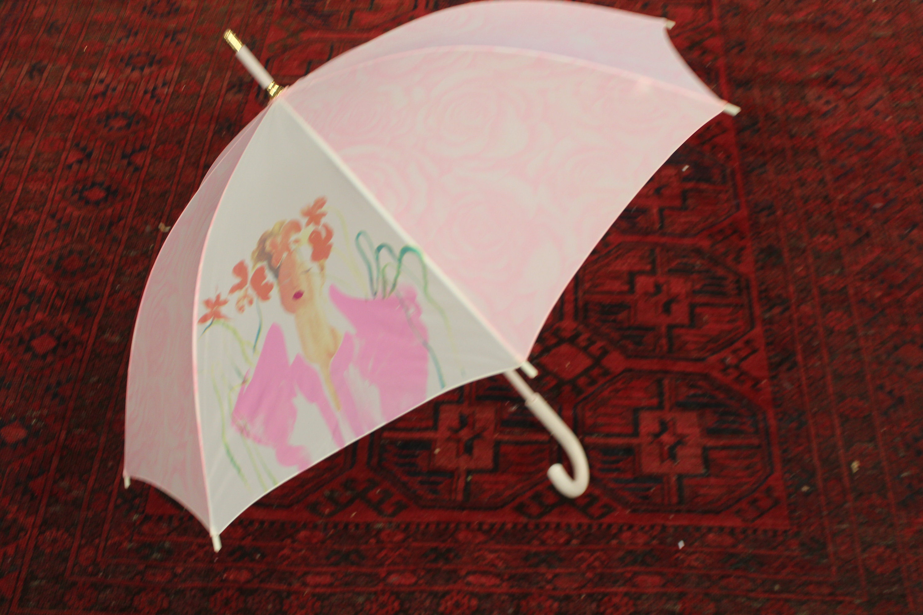 Vintage Barbie Pink Umbrella Children's Barbie Retro Etsy