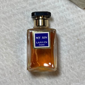 Lanvin Parfums, Made in France, My Sin, .5 FL. OZ., Vintage 1960s image 2