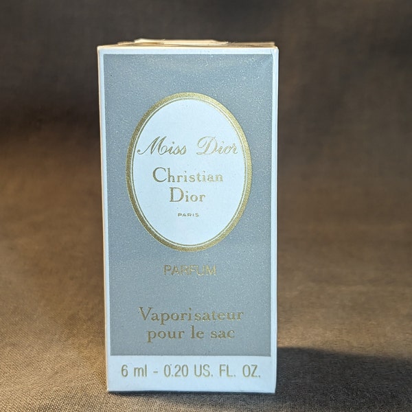 Miss Dior Pure Perfume Spray, Parfum, Vaporisatuer, Pour Le Sac, Sealed Box, Made in France, Christian Dior, 6ml .2 oz