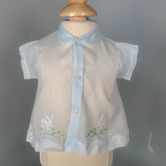 True Vintage Baby Easter Blouse/Shirt, Classic  E… - image 1