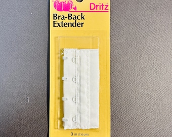 Dritz Bra Back Extender 4 hook 1960's Bra, Bra Re Sizing Clasp,