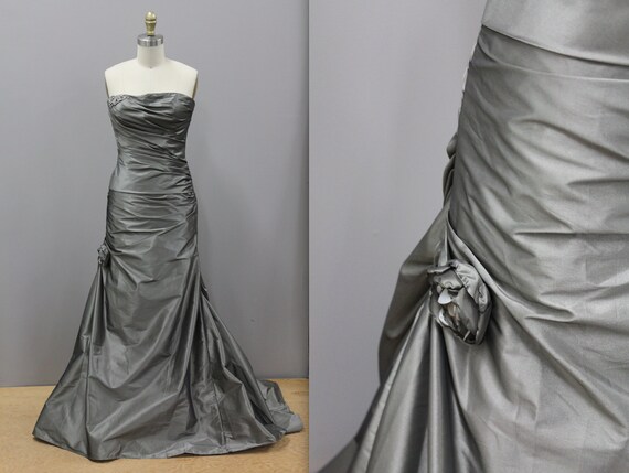 formal metallic dress