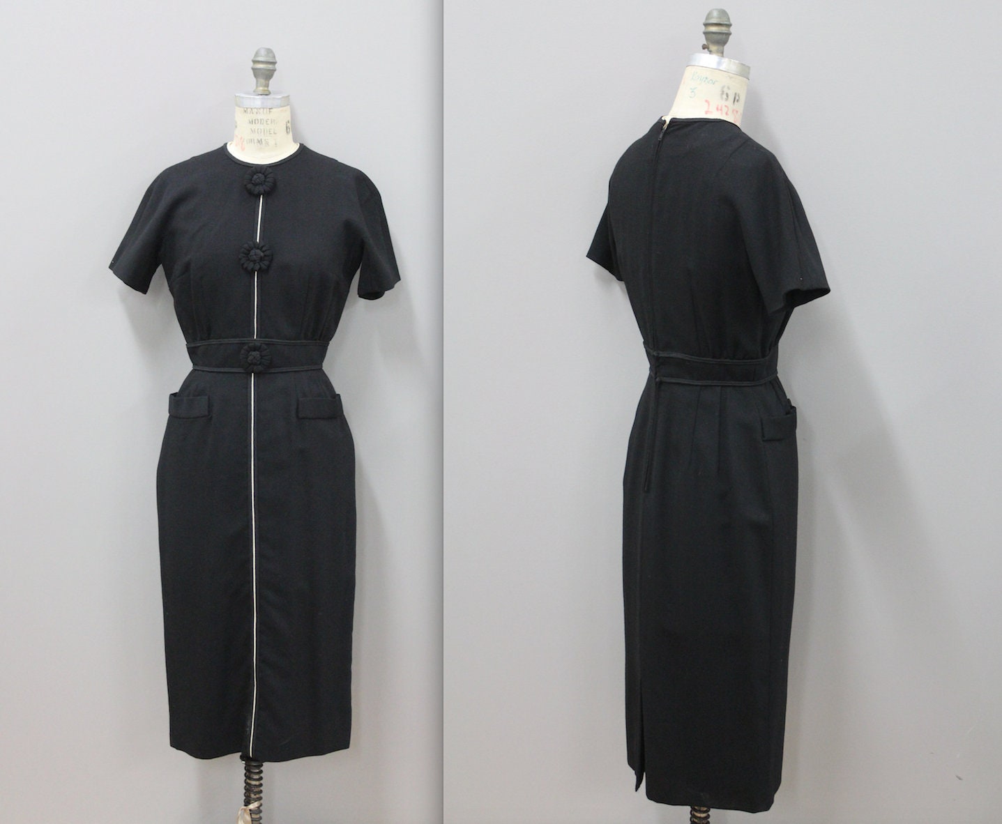 1950s wiggle dress