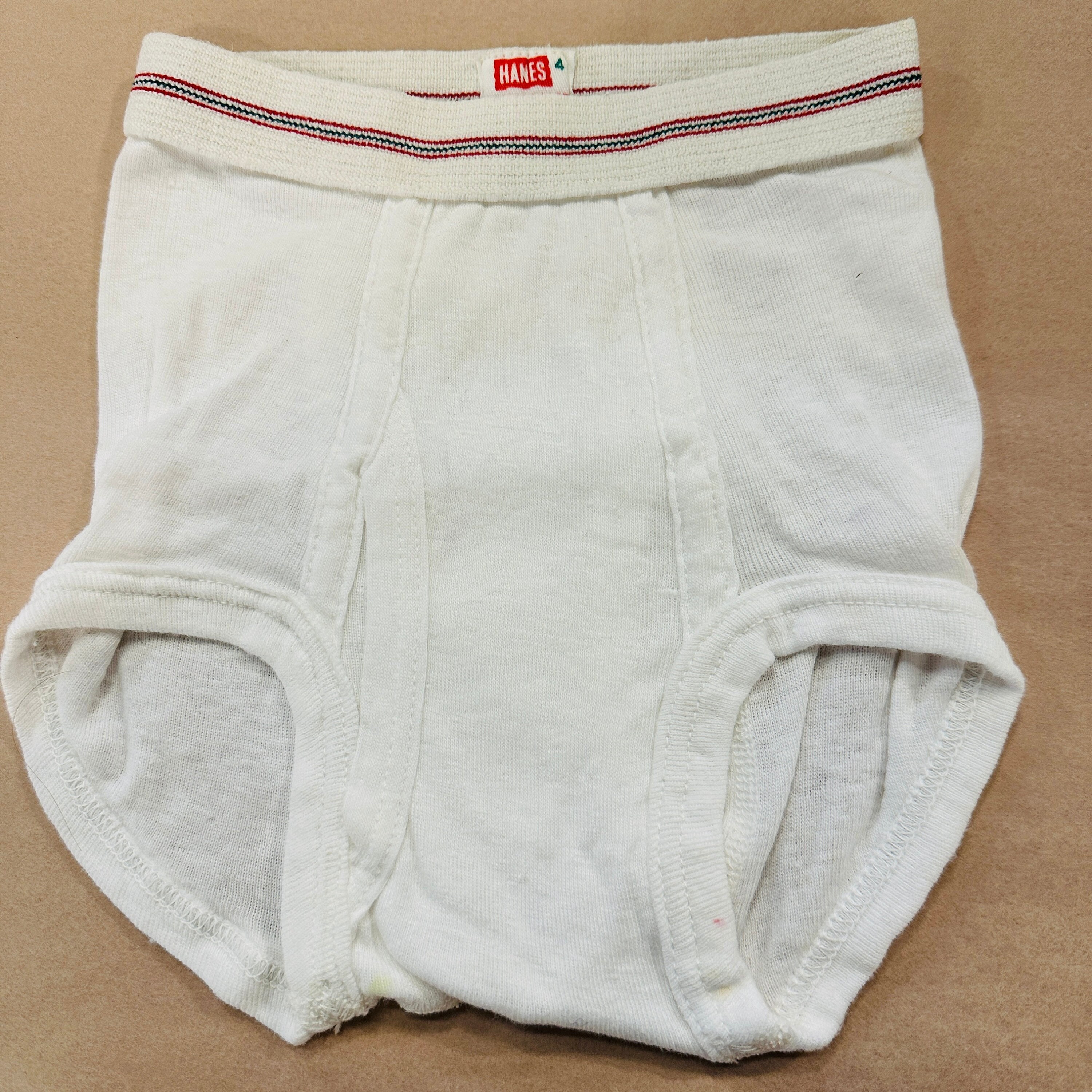 Vintage 1997 Hanes Her Way 3 Pack Brief Panties White 100% Cotton