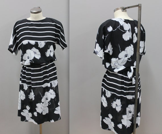 white sheer floral dress