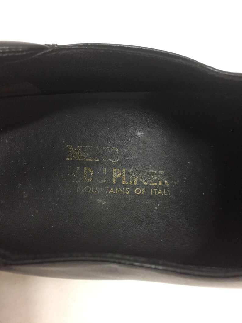 Slip on Dress Shoes Donald J Pliner- Size 10.5 M- Mens Black Loafer Vintage Black Dress Shoe Men/'s black shoes Men/'s Black Dress Shoe
