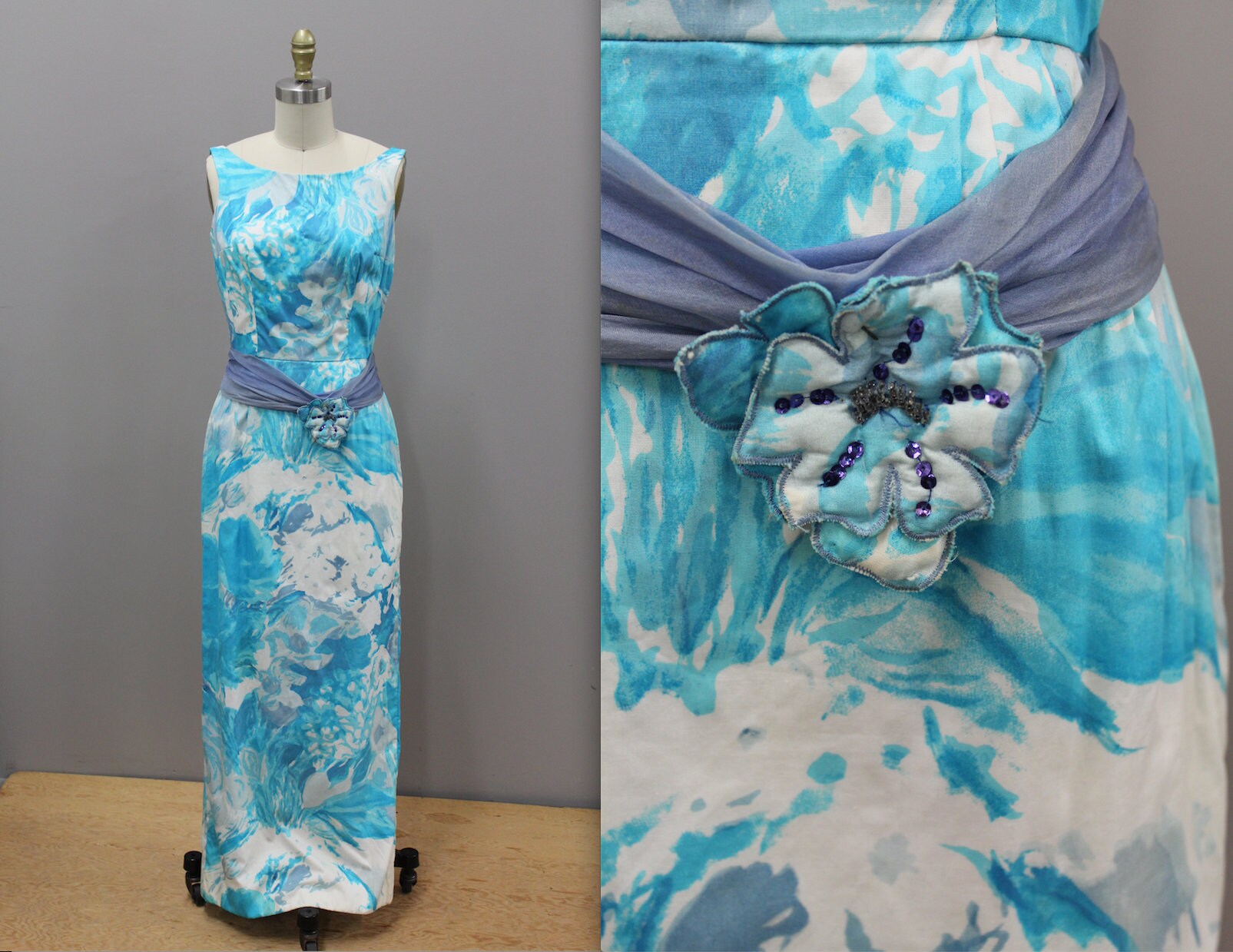 vintage hawaiian dress