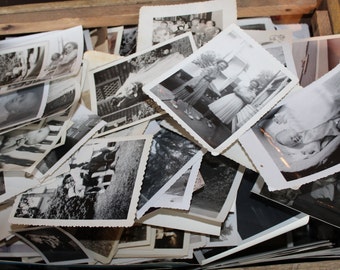 20 Schwarz-Weiß Fotografien - Scrapbooking -