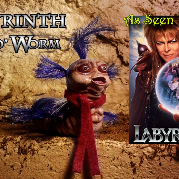 Labyrinth "Ello" Worm figurine 1:1 scale