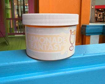 Lemonade Fantasy Scented Slime | Lemon Butter Slime | Citrus Dessert Slime | ASMR Sensory Toy | Stress Relief Fidget Slime | Handmade Gift