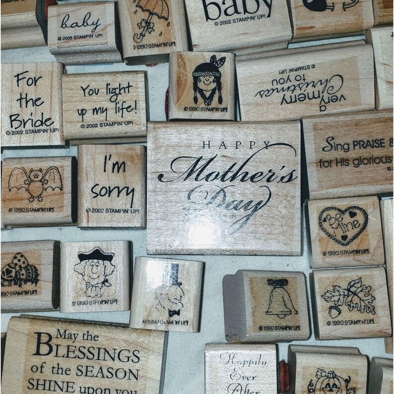 NEW Lot of Stampin Up stamps over 40 Stamps
