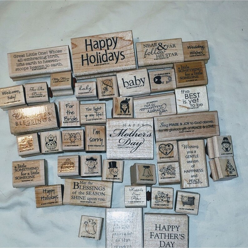 NEW Lot of Stampin Up stamps over 40 Stamps