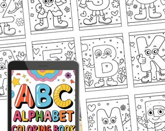 Fun Alphabet colouring Book