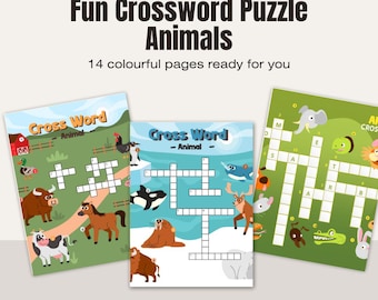 Fun With crossword puzzle (Animals)