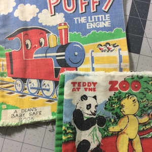 Cloth Books Deans Rag Books from the 1960’s Vintage Cloth
