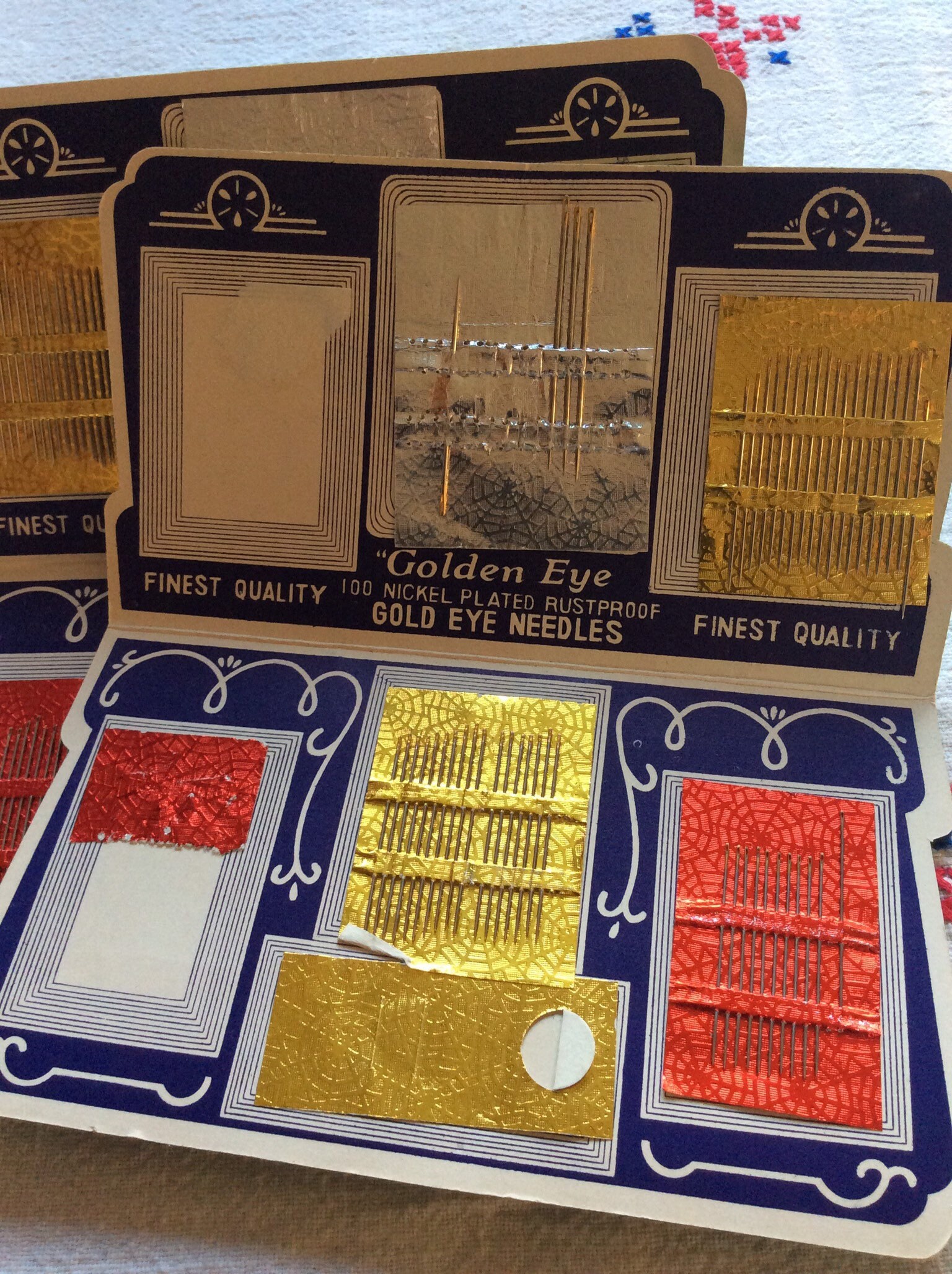 Vintage Needle Book...Golden Eye Needles..made in Japan Etsy
