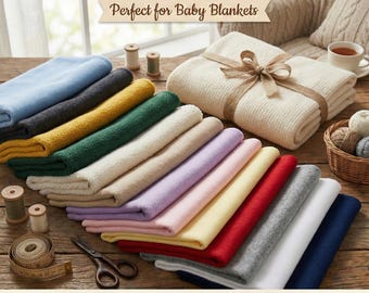 Soft Brushed Cotton Baby Flannel Fabric – 42/43 Inch Wide