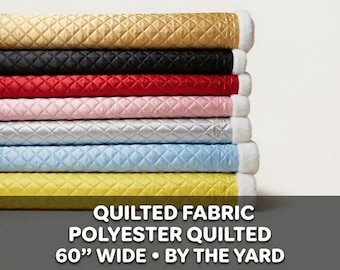 Tejido acolchado de poliéster / Forro de 60" de ancho para chaquetas y mantas