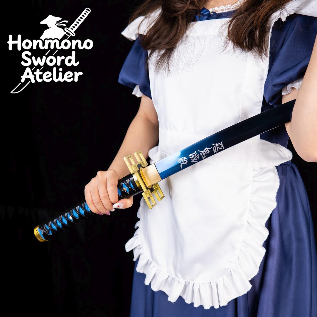 Hand-forged Muichiro Tokito Sword – Demon Slayer Nichirin Blade ...