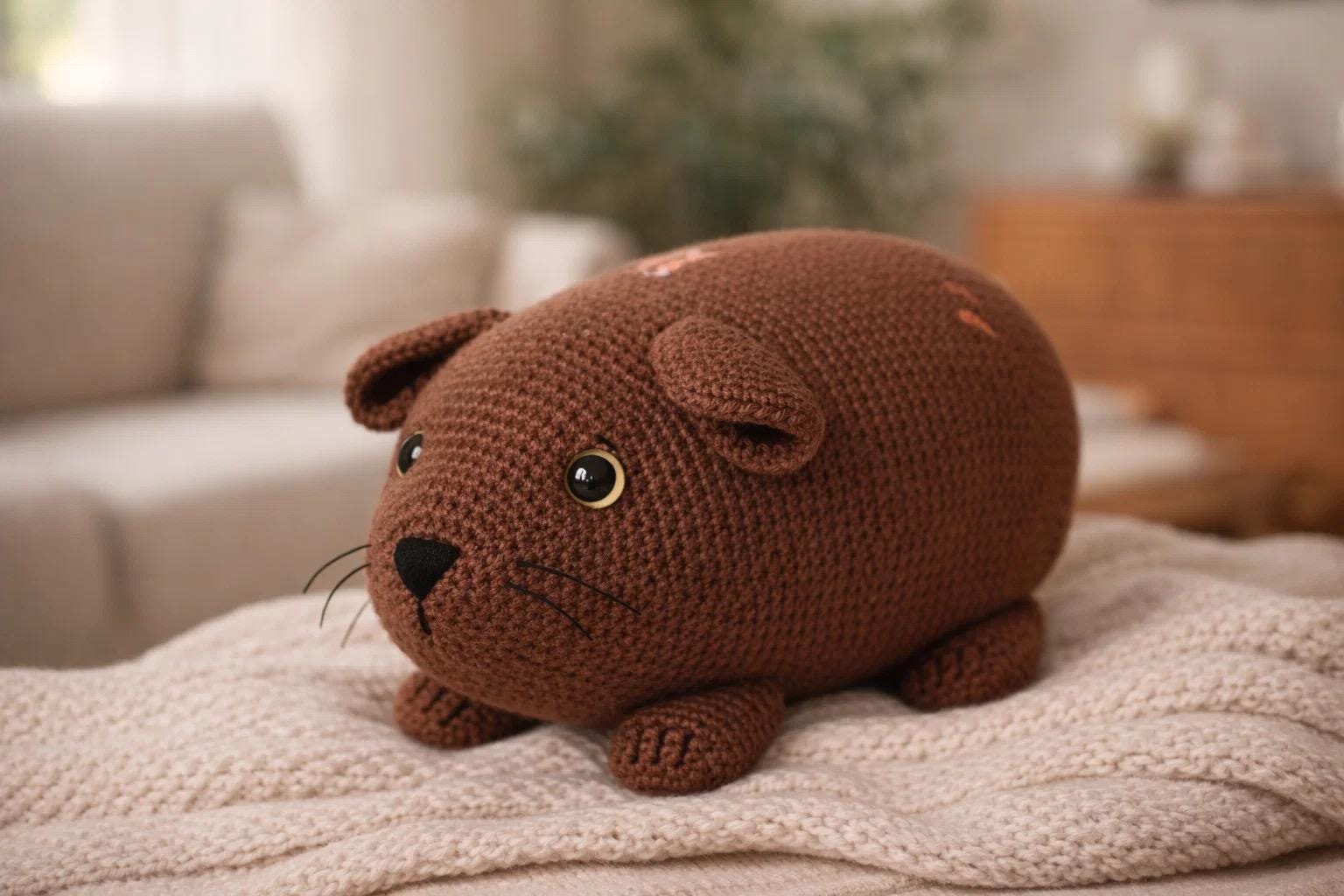 Amigurumi Guinea Pig Crochet Plush Toy
