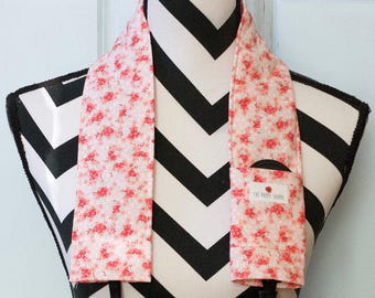 Camera Strap Cover- lens cap pocket and padding included- Field of Floral
