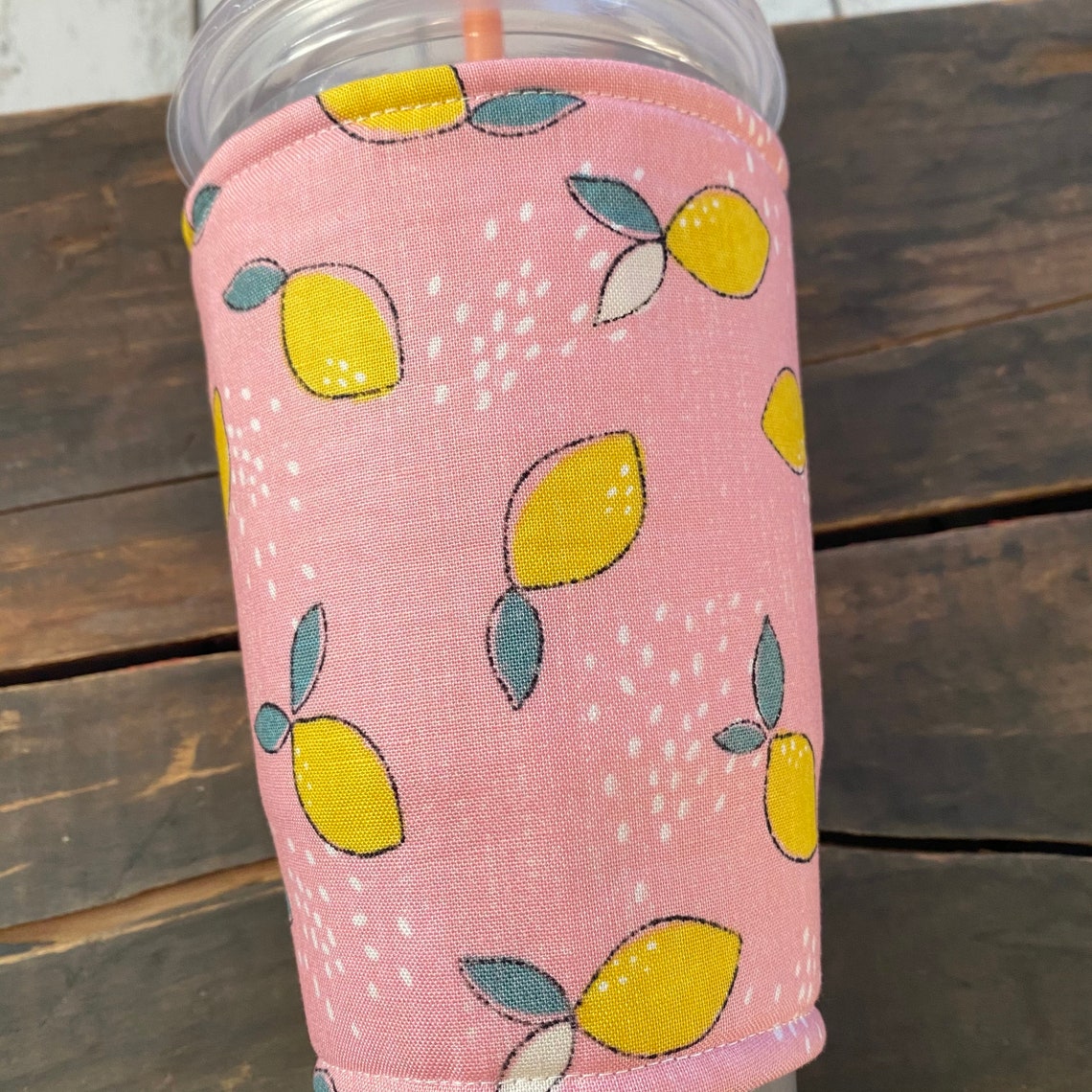 Iced Coffee Sleeve Large Drink Sleeve Iced Coffee Cuff Etsy