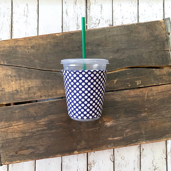 Iced Coffee Sleeve Large Drink Sleeve Iced Coffee Cuff Etsy