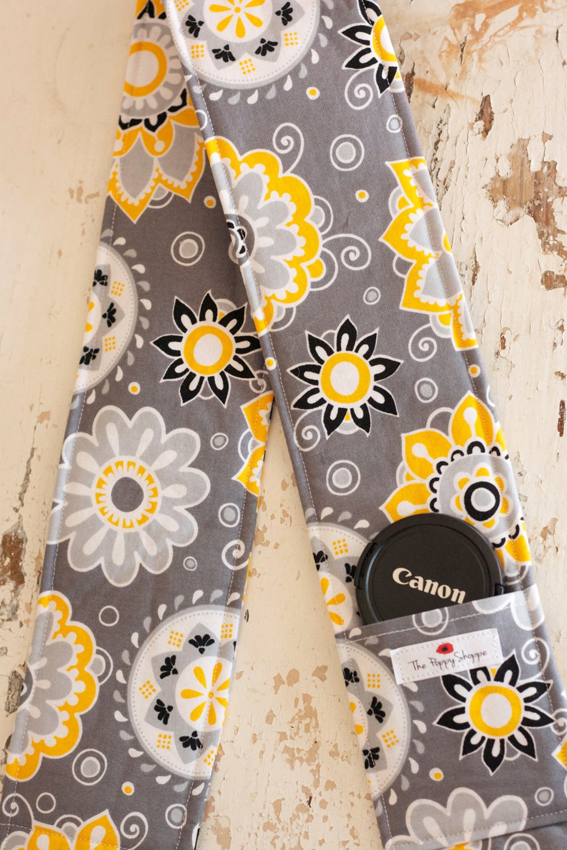 Camera Strap Cover lens cap pocket and padding included Etsy