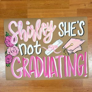Hand Painted Custom Butcher Paper Banner: Birthday Party Decor