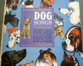 Treasury of Dog Songs 1959 vinyl record album