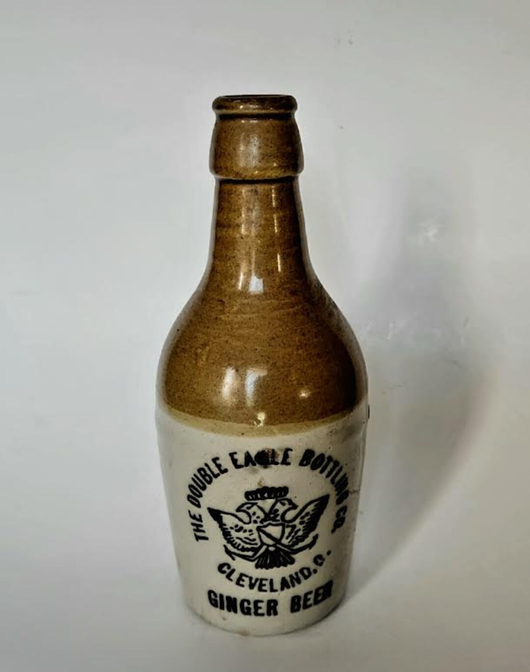 RARE Double Eagle Ginger Beer Stoneware Bottle Cleveland Ohio, Only Made for 11 Years Etsy