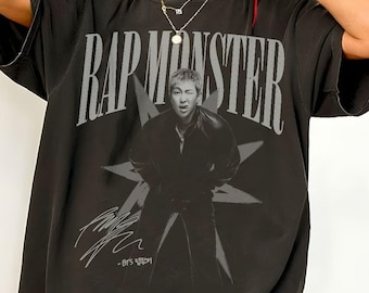 Komfortfarben RM BTS Shirt, Rap Monster Kpop Arirang Album Retro 90er Jahre Shirt, Geschenke für Fan