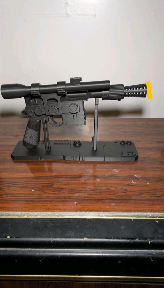 Han Solo Blaster DL-44 Inspired Replica, Full Size - 3D Printed