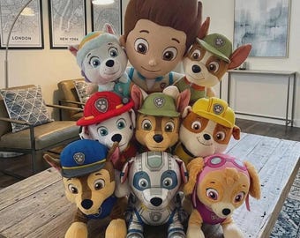 Conjunto de Pelúcias Adventure Rescue Pup – Líder e Herói da Equipe de Pelúcias, Colecionáveis Macios e Fofinhos