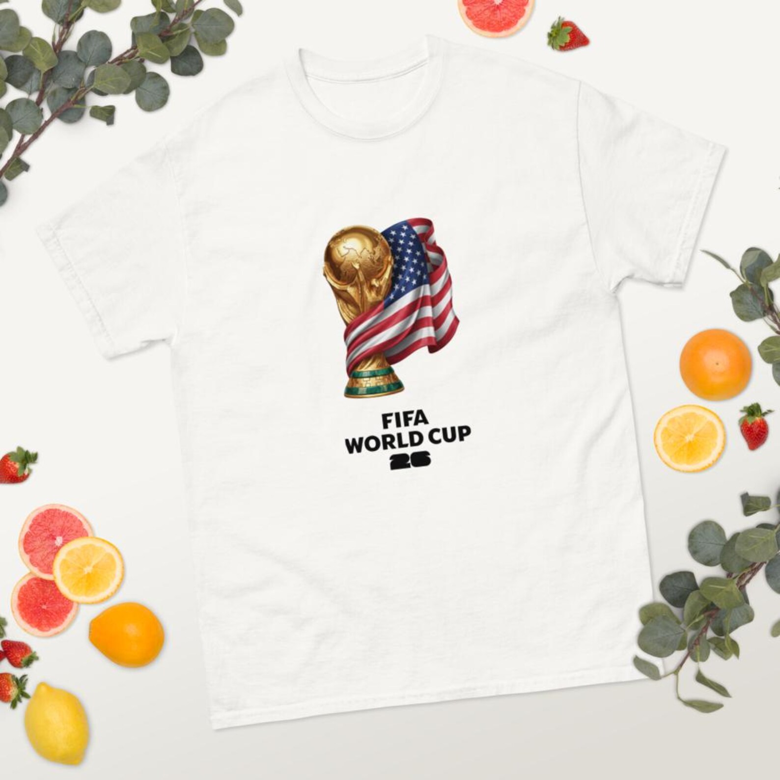FIFA World Cup 2026 USA Trophy Flag T-shirt, Soccer Fan - Etsy Canada