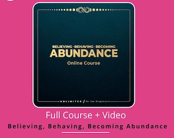 Dr. Joe Dispenza – Unlimited Abundance Bundle (2025) | Full Online Course + Meditations + Workbook | Lifetime Access
