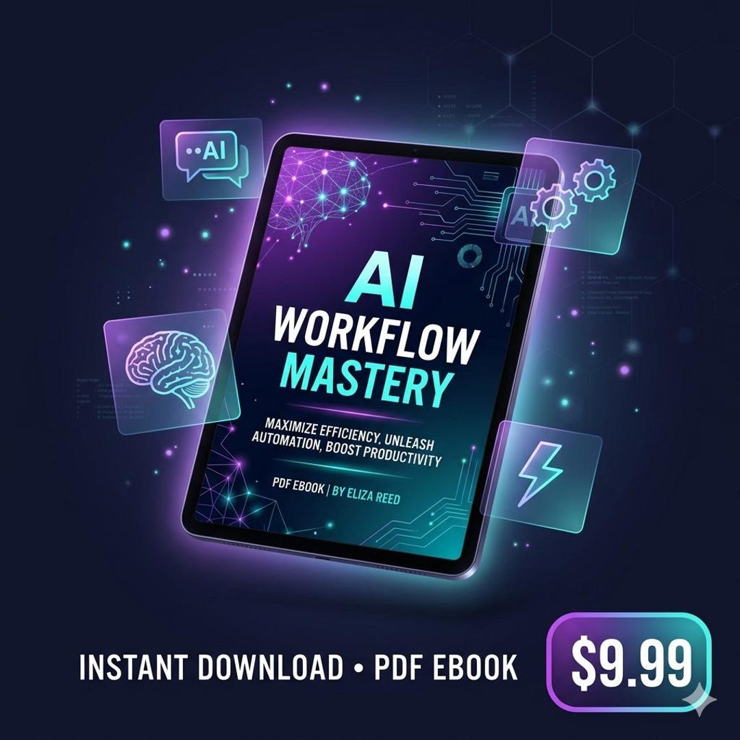 AI Workflow Guide, Chatgpt Prompts, Automation Blueprints (PDF Ebook ...