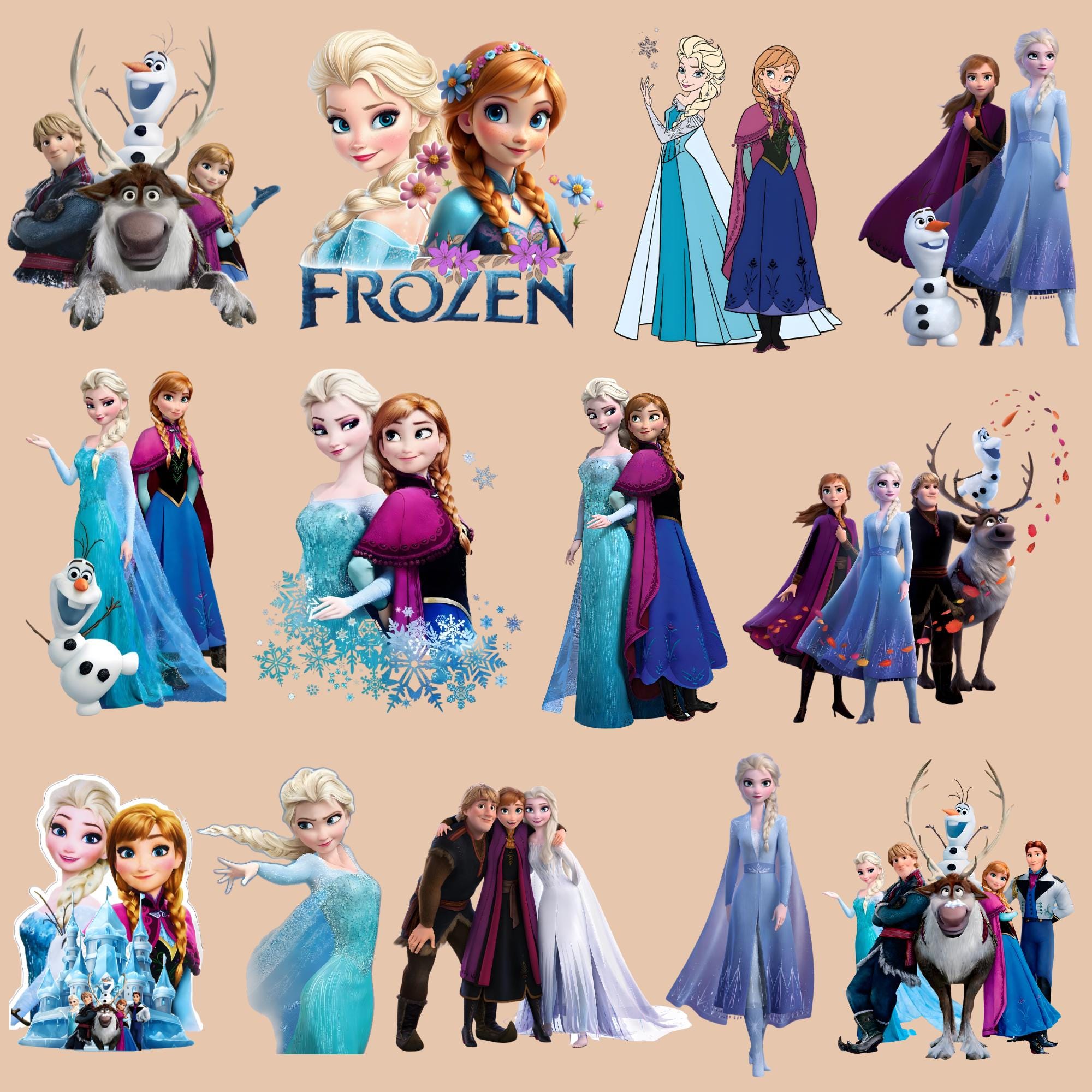 Frozen PNG, Frozen SVG, Frozen Clipart, Frozen 2 Clipart, Princess Png ...
