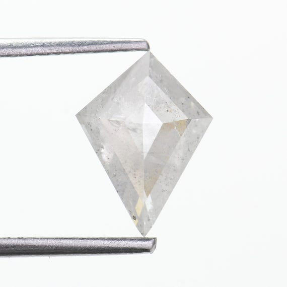 1.30 Carat  Natural Kite  Milky White Diamond | Geometric Engagement Stone 10.03MM