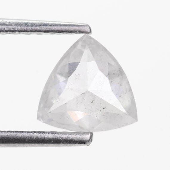 0.92 Carat Natural Trillion Cut  White Diamond, Unique Trillion Diamond for Engagement Ring