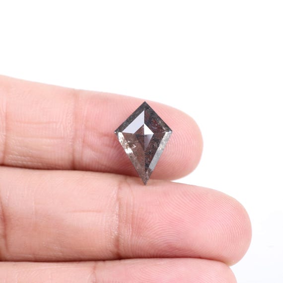 4.39 Caret Natural Kite Salt and Pepper Color Diamond Loose Diamond (14.46MM)
