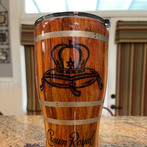 Whiskey/Bourbon Barrel tumbler