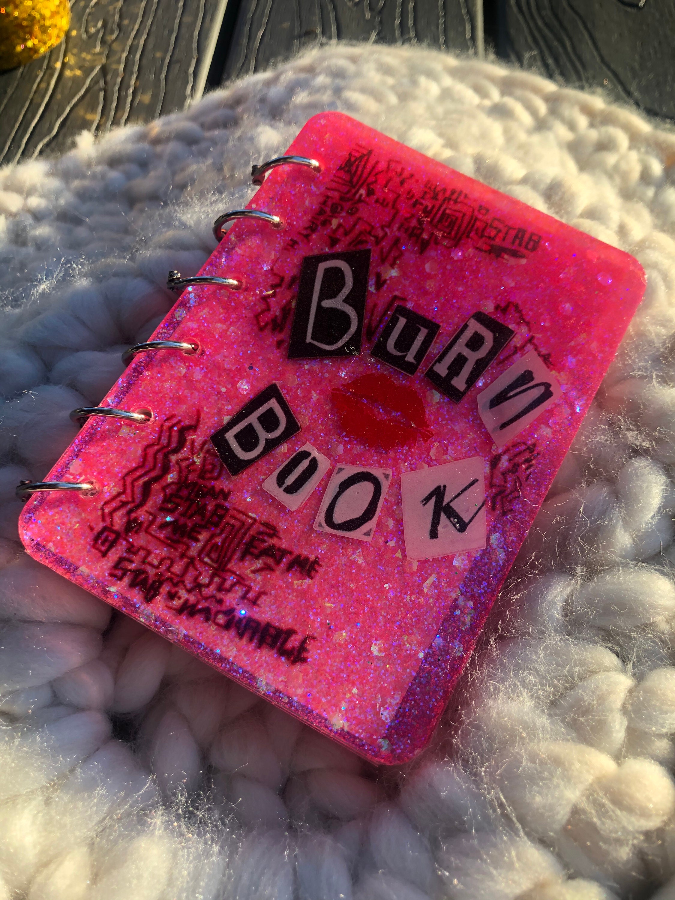 Sketch Book Journal Mean Girls Inspired burn Book 