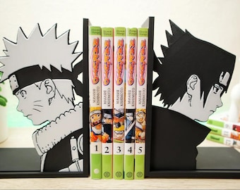 Naruto themed bookend set