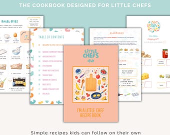 10 Visual Recipes for Kids | Easy Step-by-Step Picture Cookbook by Little Chefs Club