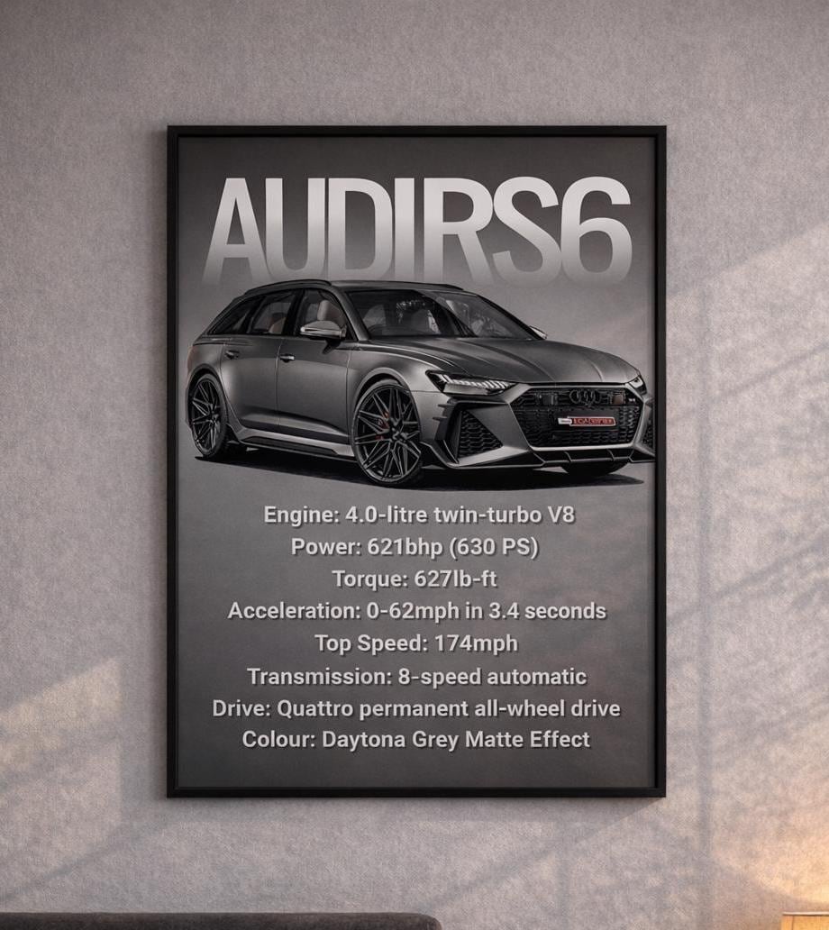 Audi Rs6 C8 - Etsy