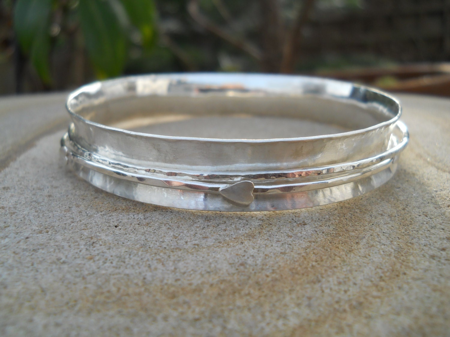 Sterling silver spinner bangle Sterling silver spinner bangle